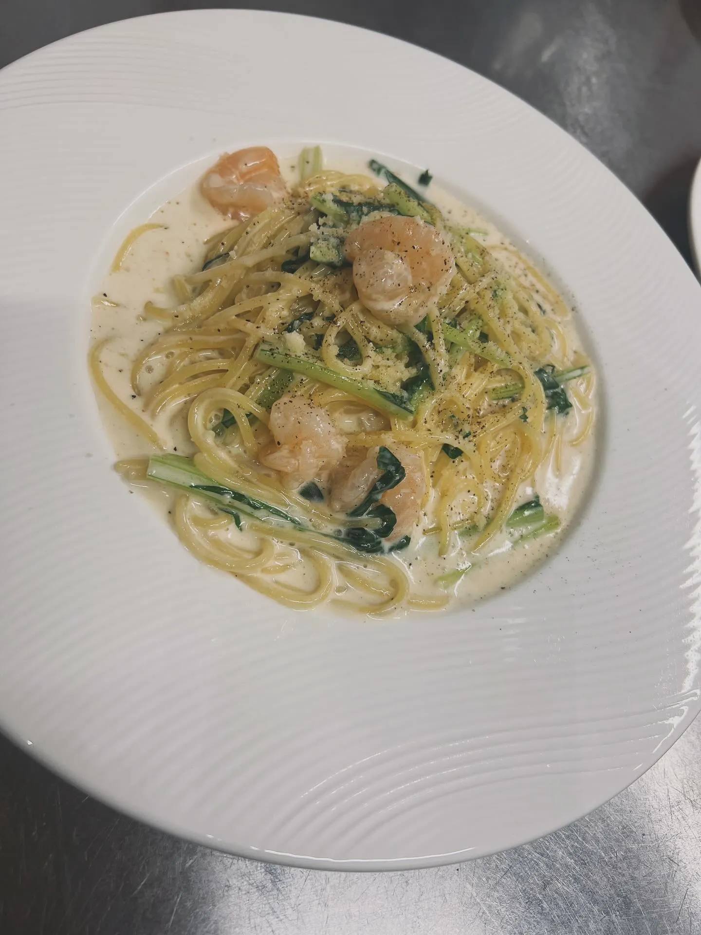 《 クリームパスタ 》