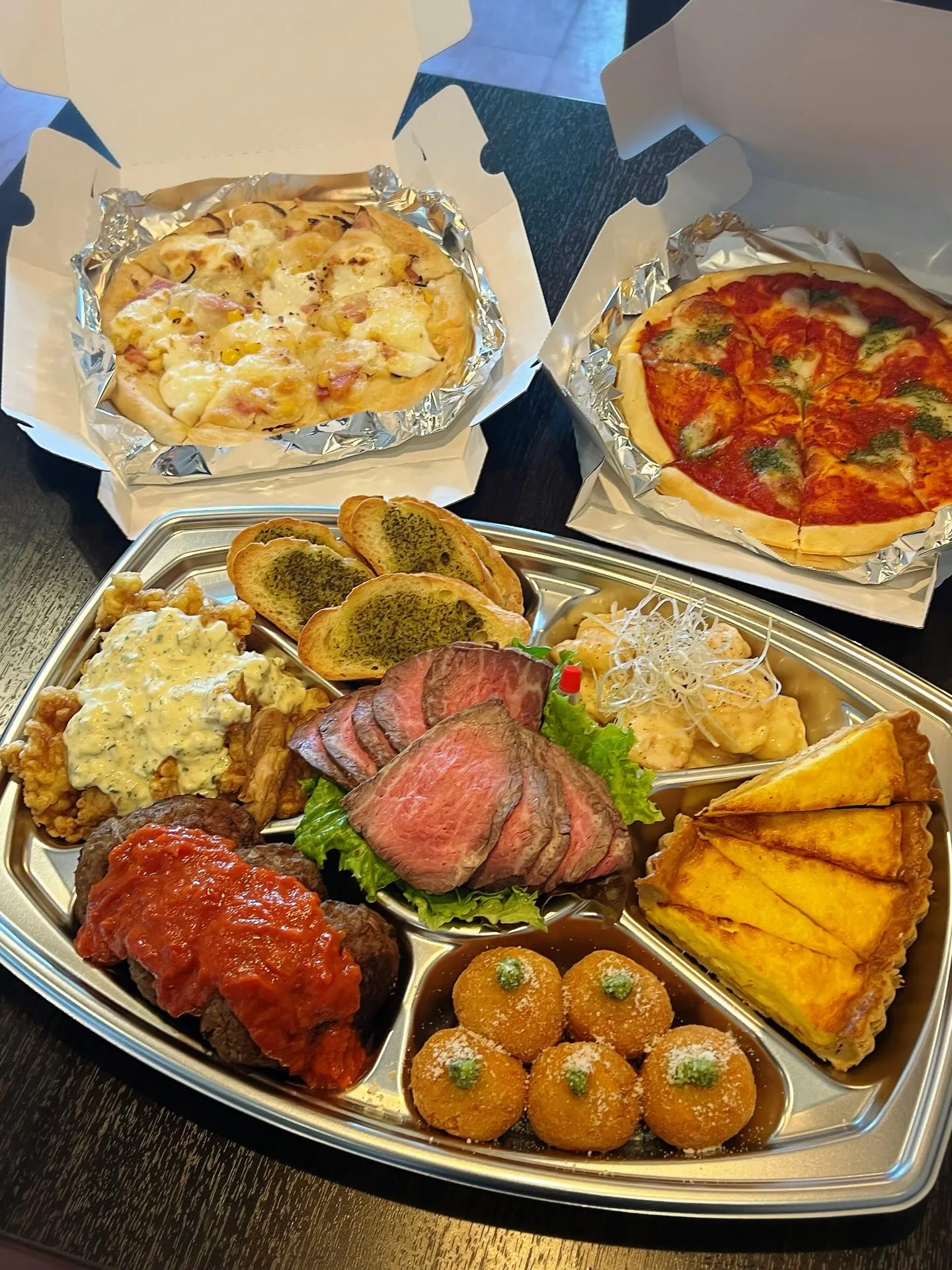 《　ほうれん草とベーコンのクリームパスタ　》