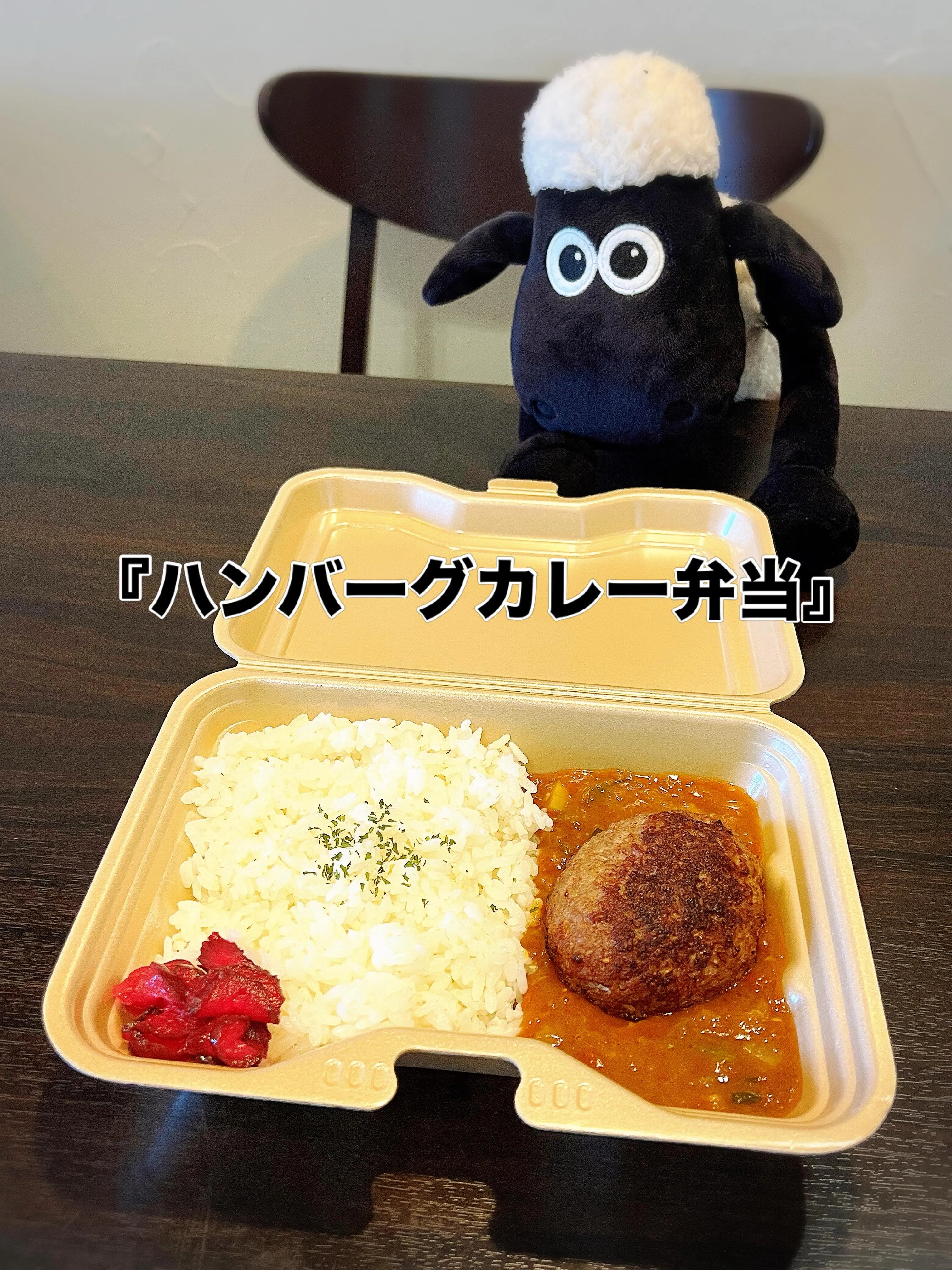 《　ハンバーグカレー弁当　》